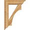 Ekena Millwork Westlake Traditional Rough Sawn Bracket w/ Offset Brace, Western Red Cedar, 8"W x 30"D x 42"H BKT0806X30X42WTL01RWR - alternate 2